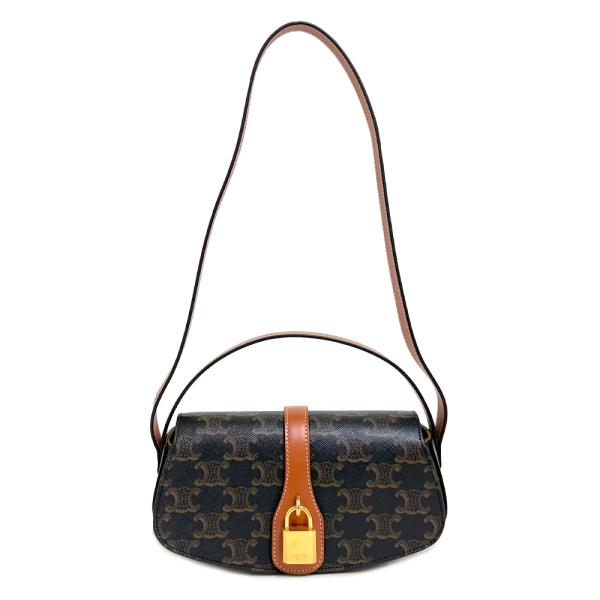 [未使用] セリーヌ トリオンフ クラッチ タブー 10I592DQ2.04LU セミショルダーバッ...