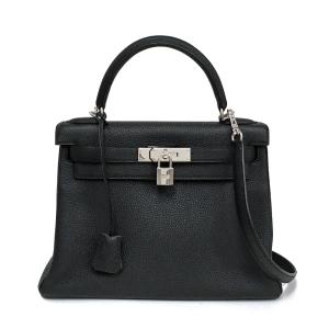 HERMES 空き箱　ケリー28 新品)HERMES エルメス ケリー 25 ボックスカーフ ブルーサフィール 外