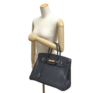 [中古] エルメス オーストリッチレザー バー...の詳細画像2