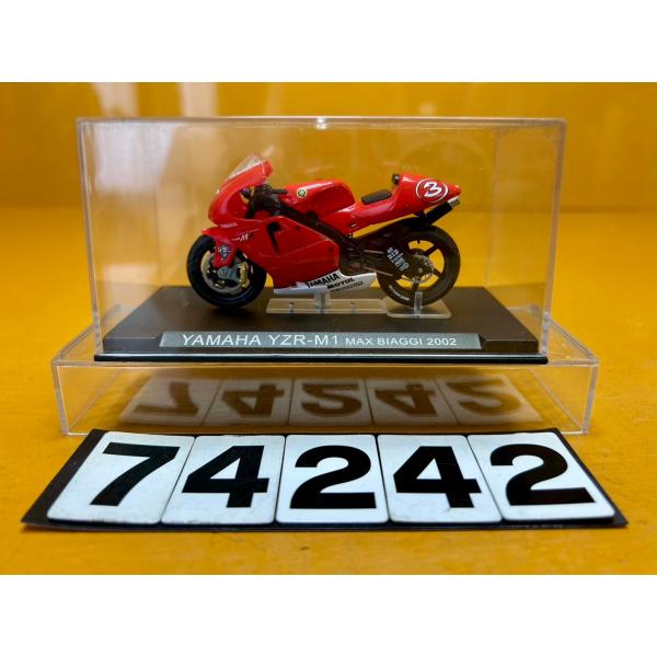 【送料無料!!】74242 開封品 デアゴスティーニ　チャンピオンバイクコレクション 1:24 YA...