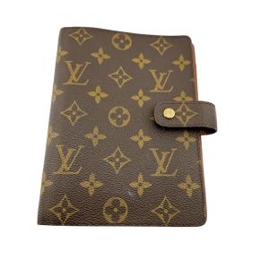 ディオール トロッター 手帳カバー ホワイト カーキ レザー エナメル  