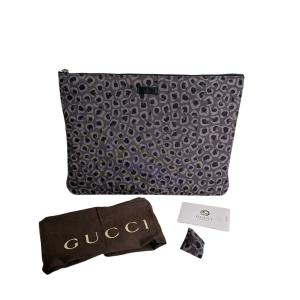 GUCCI（グッチ） ブラック 黒 グレー ゴールド金具 GGキャンバス