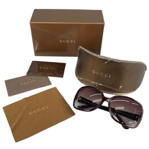 GUCCIグッチ サングラス ホースビット GG3726 ブラウン 中古・古着通販】GUCCI (グッチ) GUCCI ホースビットサングラス