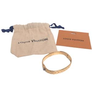 LOUIS VUITTON ルイ ヴィトン カフ ナノグラム バングル