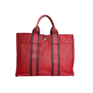 フールトゥ エルメス HERMES トートバッグ ハンドバッグ PM 赤 レッド