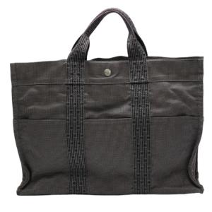 フールトゥ エルメス トートバッグ MM キャンバス ブラック フールトゥ エルメス トートバッグ MM キャンバス ブラック