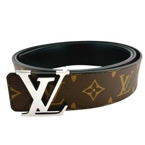 LOUIS VUITTON（ルイ・ヴィトン） ベルト LV イニシャル M0285 グレーx