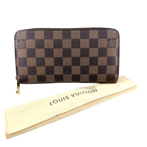 ルイヴィトン 長財布 N60015 ジッピーウォレット 旧型 ダミエ ラウンドファスナー LOUIS...