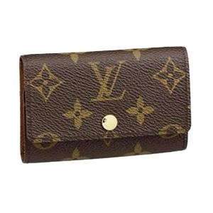 【新品】  ルイヴィトン キーケース M62630 ミュルティクレ6 モノグラム 6本用キーケース LOUIS VUITTON ブラウン ユニセックス