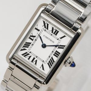 カルティエ Cartier 腕時計 タンク マストSM WSTA0051 クオーツ レディース 中古 美品 [質イコー]｜pawnshopiko