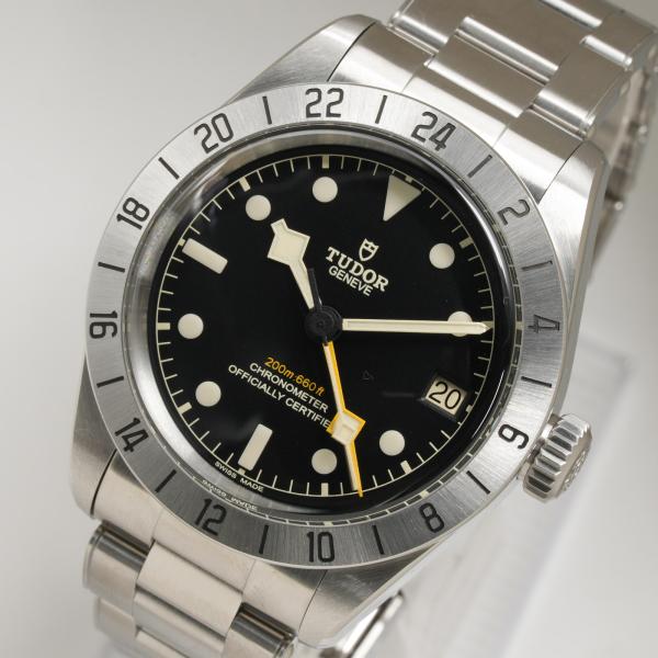 チューダー TUDOR 腕時計 ヘリテージ ブラックベイ プロ 79470 メンズ 自動巻 中古 極...