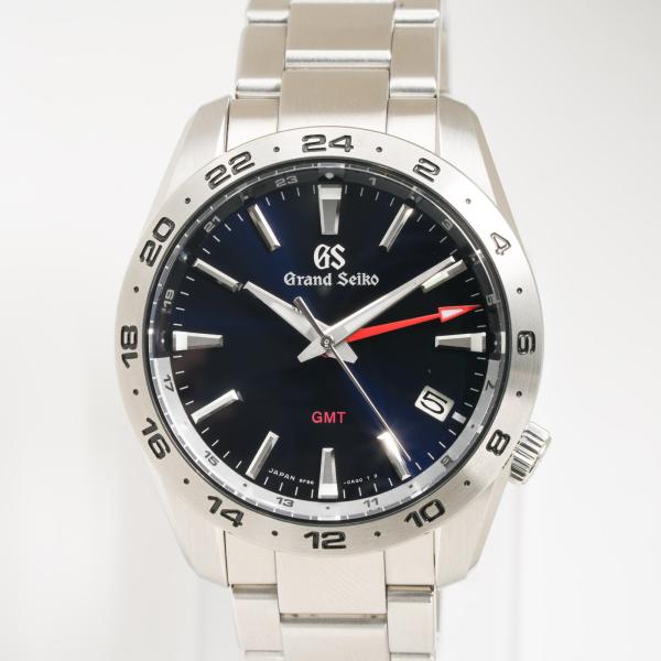 セイコー SEIKO 腕時計 グランドセイコー スポーツコレクション GMT SBGN029 青文字...
