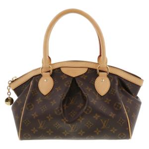 【即日発送・水曜定休日・木曜発送】【中古】【RI】LOUIS VUITTON ルイヴィトン バッグ  ハンドバッグ M40143 Brown/ブラウン モノグラム ティボリPM｜pawnshopriz