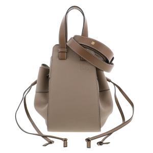 【美品】 LOEWE （ロエベ） ハンモック ドローストリングバッグ スモール バッグ ショルダー/メッセンジャーバッグ HAMMOCK Beige 314.12 used:A［ROR］｜pawnshopriz