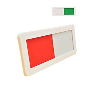 Tany サインプレート 無地 スライド ドアプレート アクリルプレート 両面 粘着テープ 付き (10×4cm)