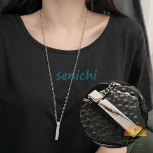 ネックレス ペンダント レディース ロング チェーン アクセサリー B系 ヒップホップ ストリート 香水瓶風 ラインストーン ビジュー アロマボトル風