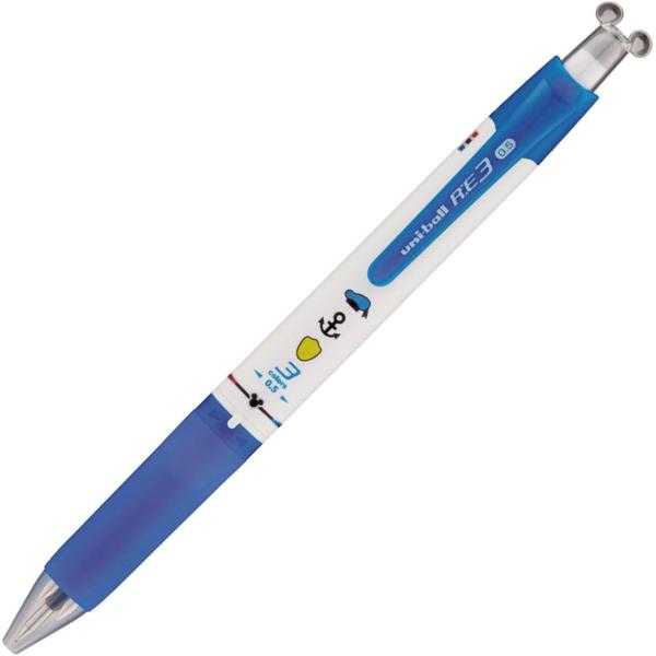 三菱鉛筆 消せる3色ボールペン ユニボールRE3 0.5 ドナルド