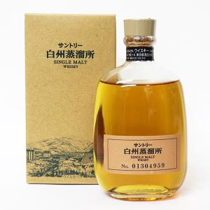 [大阪府内限定発送商品］サントリー シングル ウイスキー 白州蒸溜所 300ml 43% 正規品・箱付き（国産ウイスキー）｜paz-work