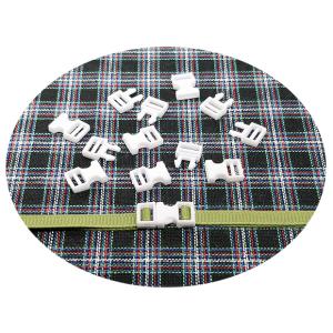 ドール用 サイドリリースバックル　Mサイズ　オフ白　8組入