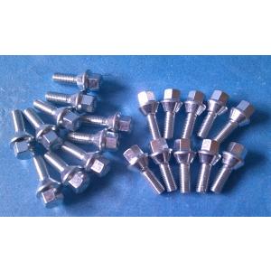 BBS 正規品 60°テーパー ボルト ブラック ホイール用ボルト M12/M14 P1