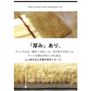 玄関マット 室内 おしゃれ イエロー ゴールド...の詳細画像4