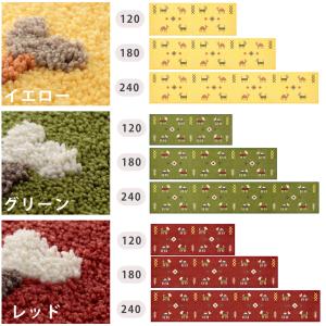 キッチンマット ギャッベ柄 45×120 45...の詳細画像1