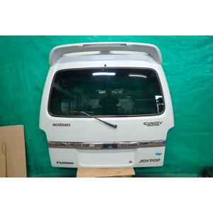 ジャンク品◆エブリィ DA62W バックドア　リアゲート Z7T パールホワイト 　69100-79...