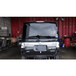 タント DBA-L375S バックドア　リアゲート X07 ブラックマイカ(M) セーフティー M3...