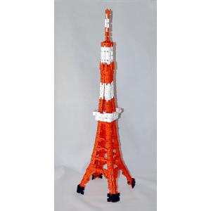 ピーブロック「東京タワー」セット　知育玩具　教材　組み立て　創造力 アート　インテリア　タワー　本格...