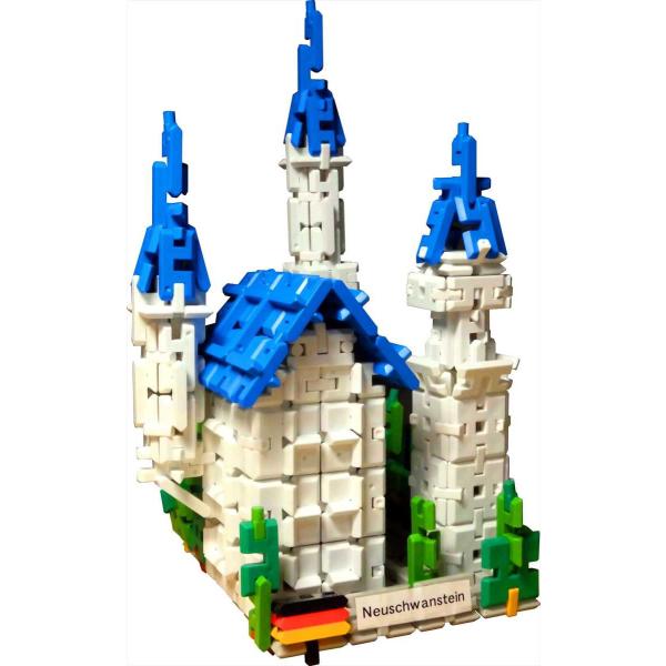 ピーブロック「ノイシュバンシュタイン城」セット　知育玩具　教材　組み立て　創造力 アート　インテリア