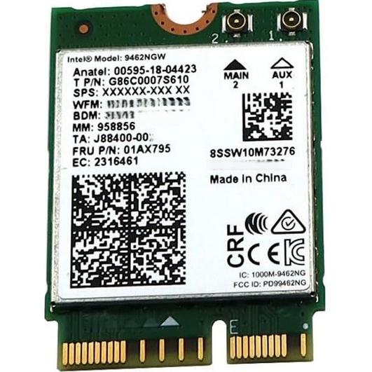 Intel 9462NGW デュアルバンド ワイヤレスAC 9462 CNVio M.2 802.1...