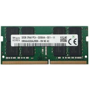 【SK hynix】 32GB DDR4-25600 SODIMM HMAA4GS6AJR8N-XN NO AC PC4-3200A-SE1-11 ノートPC用 SO-DIMM