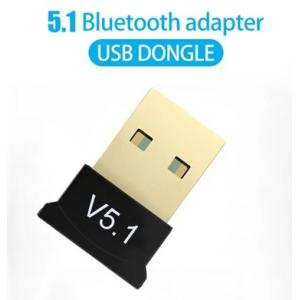 送料無料 Bluetooth 5.1 USBアダプター バルク ドングル レシーバー ブルートゥース コンパクト 小型 ワイヤレス 無線 Windows10/11対応｜PCアクロス
