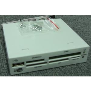 3.5インチベイ内蔵型カードリーダー ホワイト バルク 多数メディア対応 [CF(TypeI/II)...