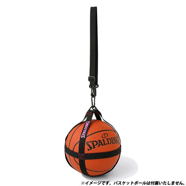 スポルディング バスケットボールハーネス ボールバッグ 50-013MG ブラック×マゼンタ 正規販...