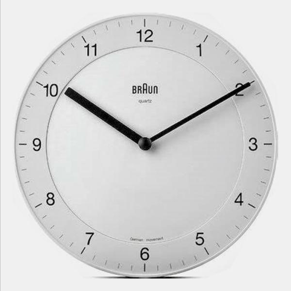 ブラウン クロック 壁掛け時計 Wall Clock BC06W アナログ ウォールクロック BRA...