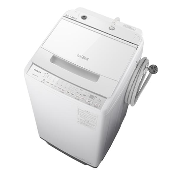 日立 全自動洗濯機 ビートウォッシュ 洗濯・脱水 7kg BW-V70H-W ホワイト
