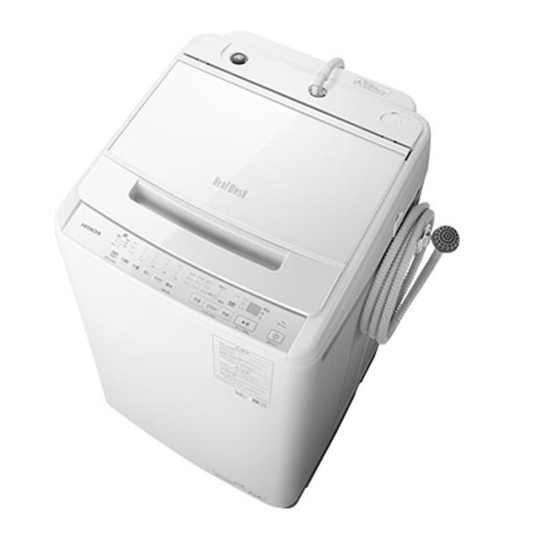 日立 全自動洗濯機 8kg ビートウォッシュ BW-V80J-W ホワイト