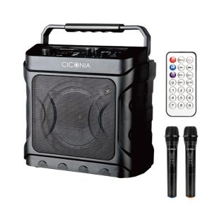 CICONIA ワイヤレススピーカー マイク2本付き CICONIA ワイヤレススピーカー マイク2本付き CICONIA スピーカー