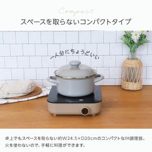 ドリテック IH調理器 〜900W IHクッカ...の詳細画像2