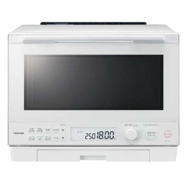 東芝 オーブンレンジ 石窯ドーム 過熱水蒸気 30L ER-YD100-W グランホワイト TOSH...