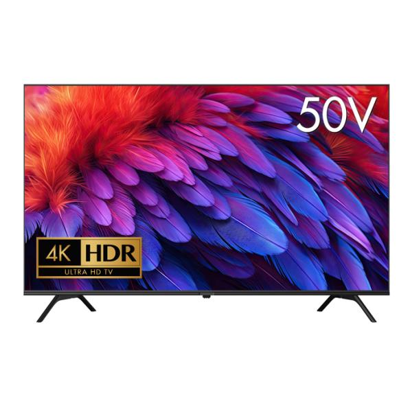 グリーンハウス 液晶テレビ 50V型 4K HDＲ対応 ベゼルレス GH-TV50E-BK ブラック