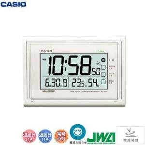 CASIO（カシオ） 掛時計 wave ceptor 温・湿度計 フルブライト夜見え