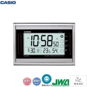 CASIO（カシオ） 掛時計 wave ceptor 温・湿度計 フルブライト夜見え