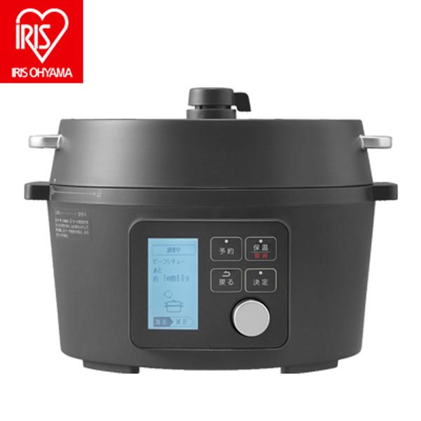 アイリスオーヤマ 電気圧力鍋 4.0L 自動メニュー80種 KPC-MA4-B ブラック
