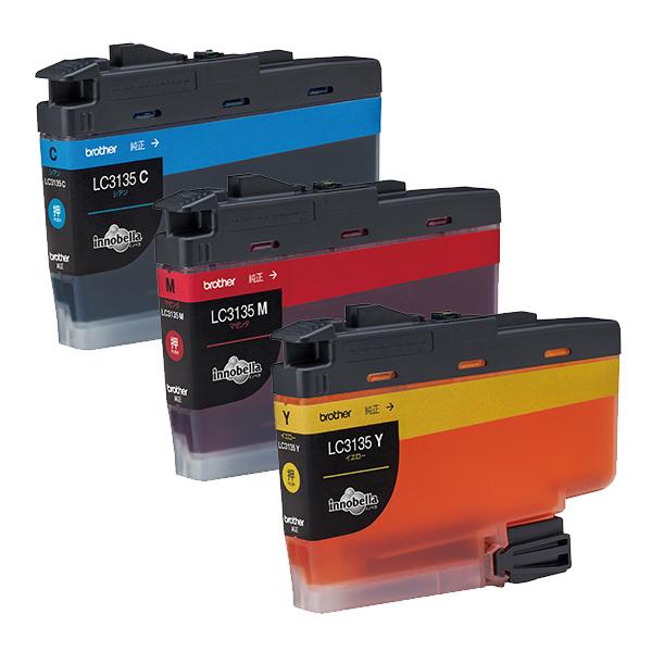【セット】ブラザー brother 純正 インクカートリッジ 3色セット LC3135 C/M/Y ...