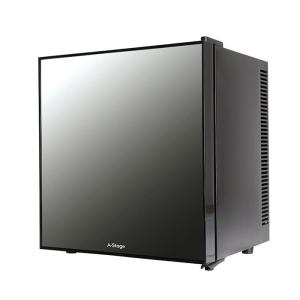 A-Stage 1ドア 冷蔵庫 20L ペルチェ式 ブラック ミラーガラス PR01A-20MG ブラック