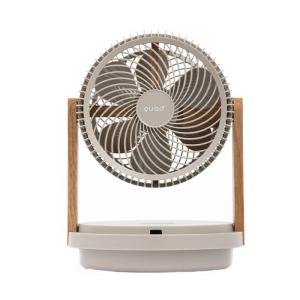 QUADS クワッズ ツインブレード3D DCサーキュレーター DUOAIR DC デュオエアDC QS507GW グレージュウッド