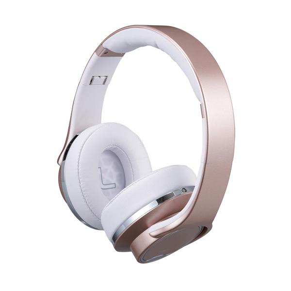 DEARLIFE ワイヤレスヘッドホン&amp;スピーカー SH-40P シャンパンピンク スピーカーにもな...