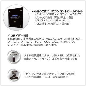 FUZE アンプ内蔵 デュアルウーファー タワ...の詳細画像3